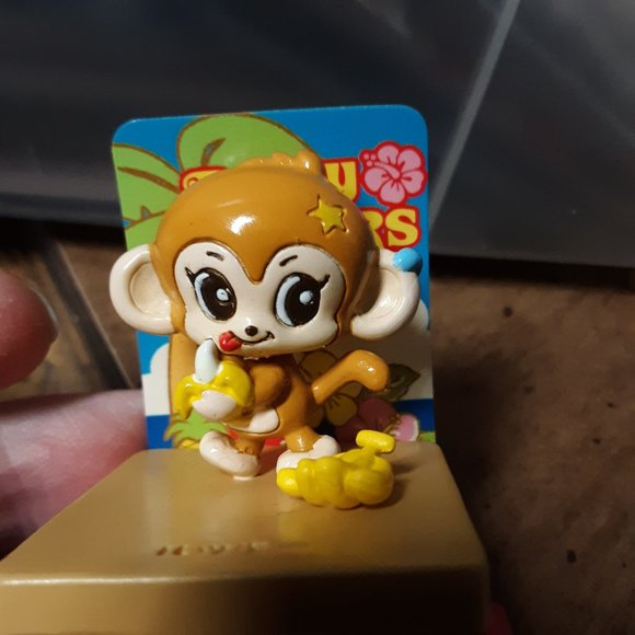 Daisy Lovers Rukki Monkey Mascot Mini Figure Bandai Japan 1998 RARE Narumiya - Picture 2 of 11